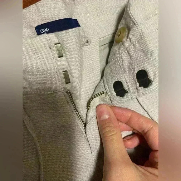 Gap linen crop capri pants size 2 - Picture 2 of 8